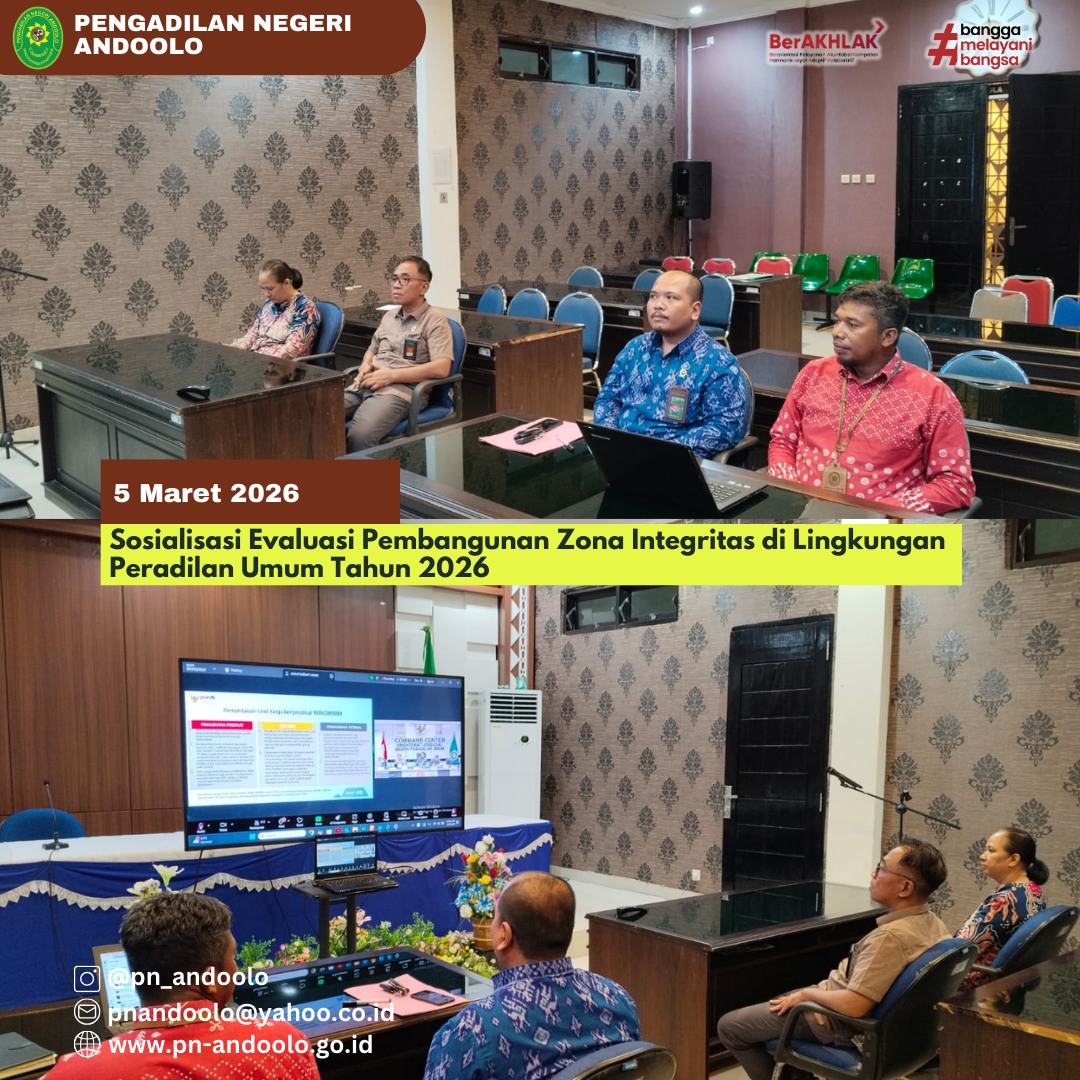Sosialisasi Evaluasi Pembangunan Zona Integritas